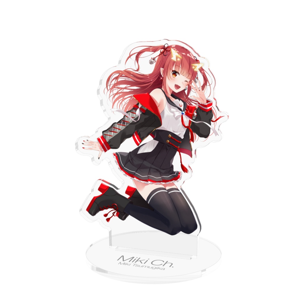 紬華ミキ アクリルフィギュア&撮り下ろしボイス - キービジュアル