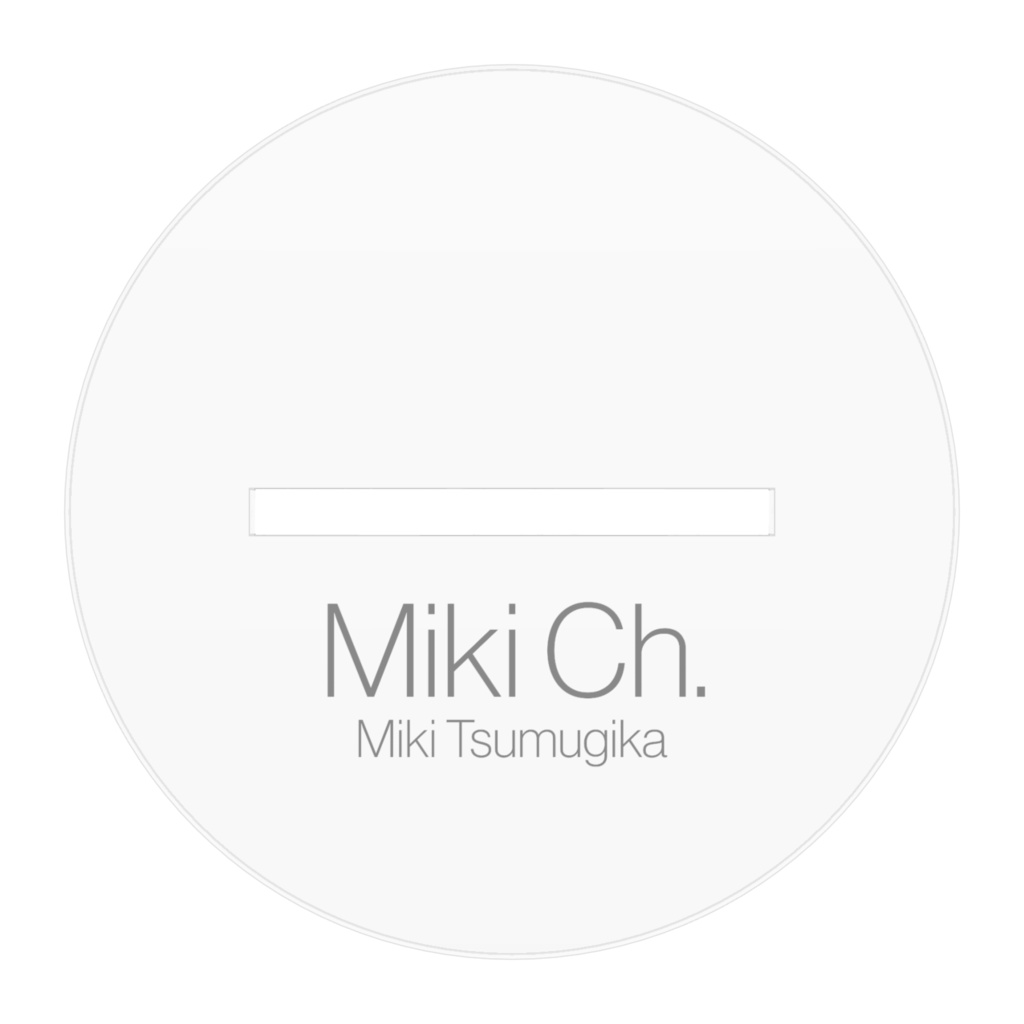 紬華ミキ アクリルフィギュア&撮り下ろしボイス - キービジュアル