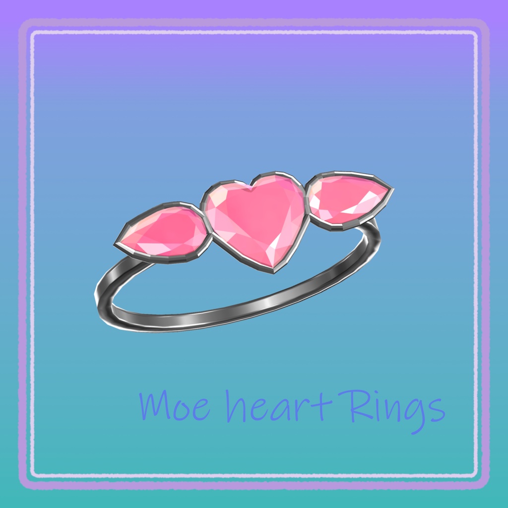 Moe heart Rings