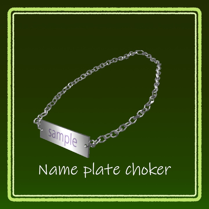 Name plate choker