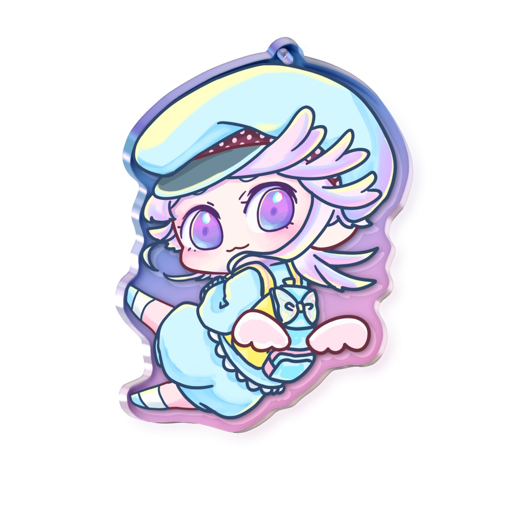 【オーロラアクキー】天使界隈もぎゃ