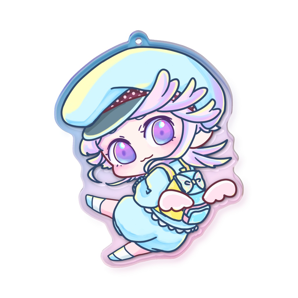 【オーロラアクキー】天使界隈もぎゃ