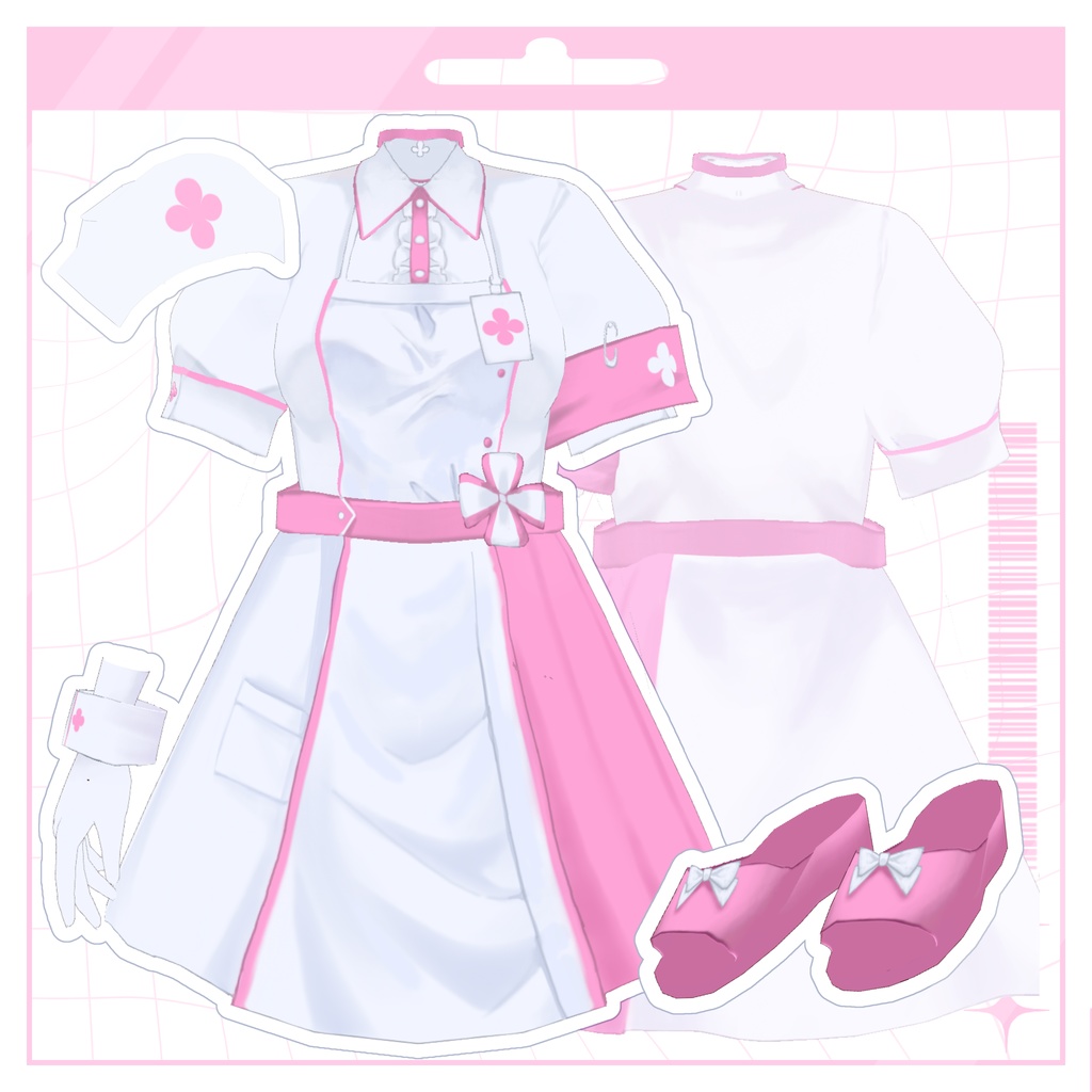 【VRoid衣装】タフィーピュアナース