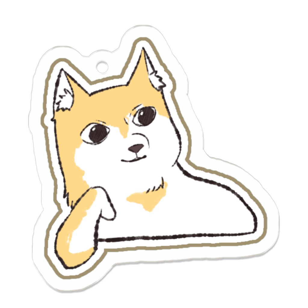 太宰犬アクキー