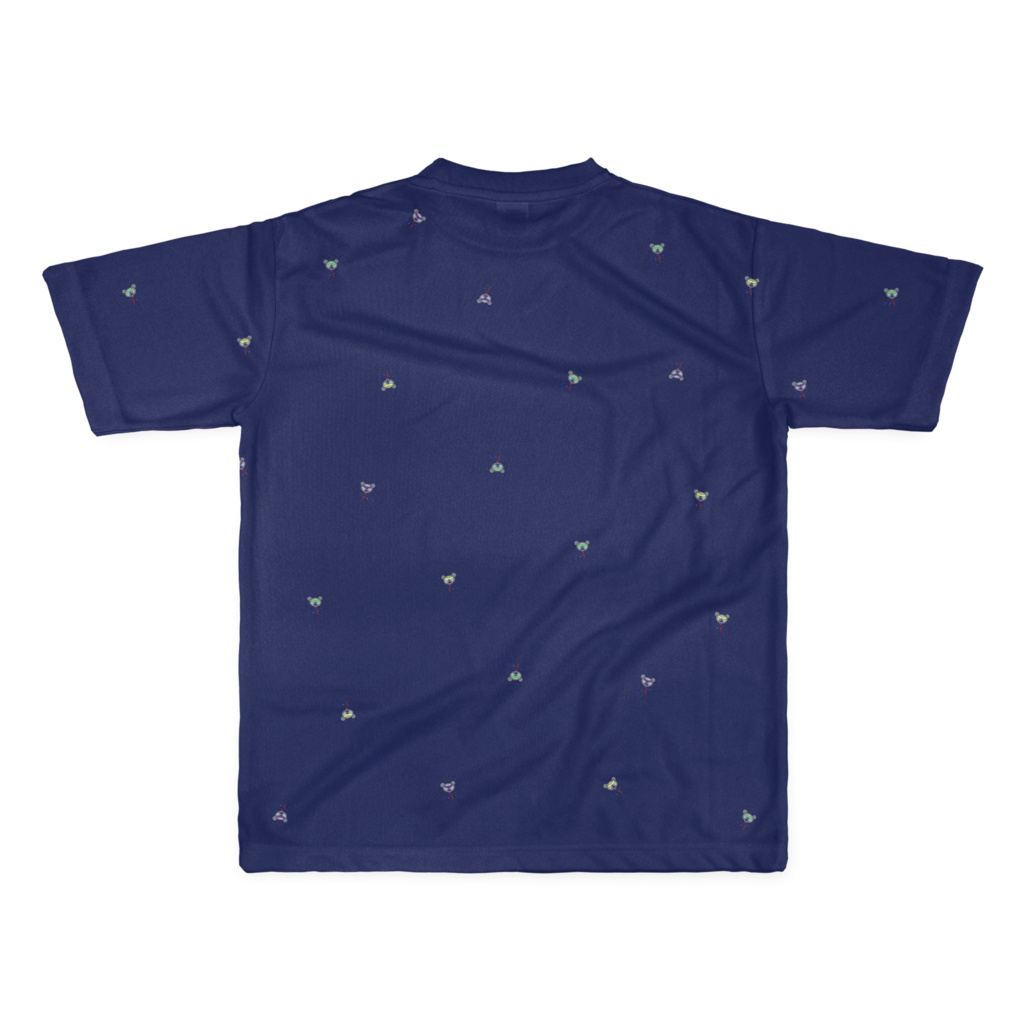 ろぼくま ドット 紺