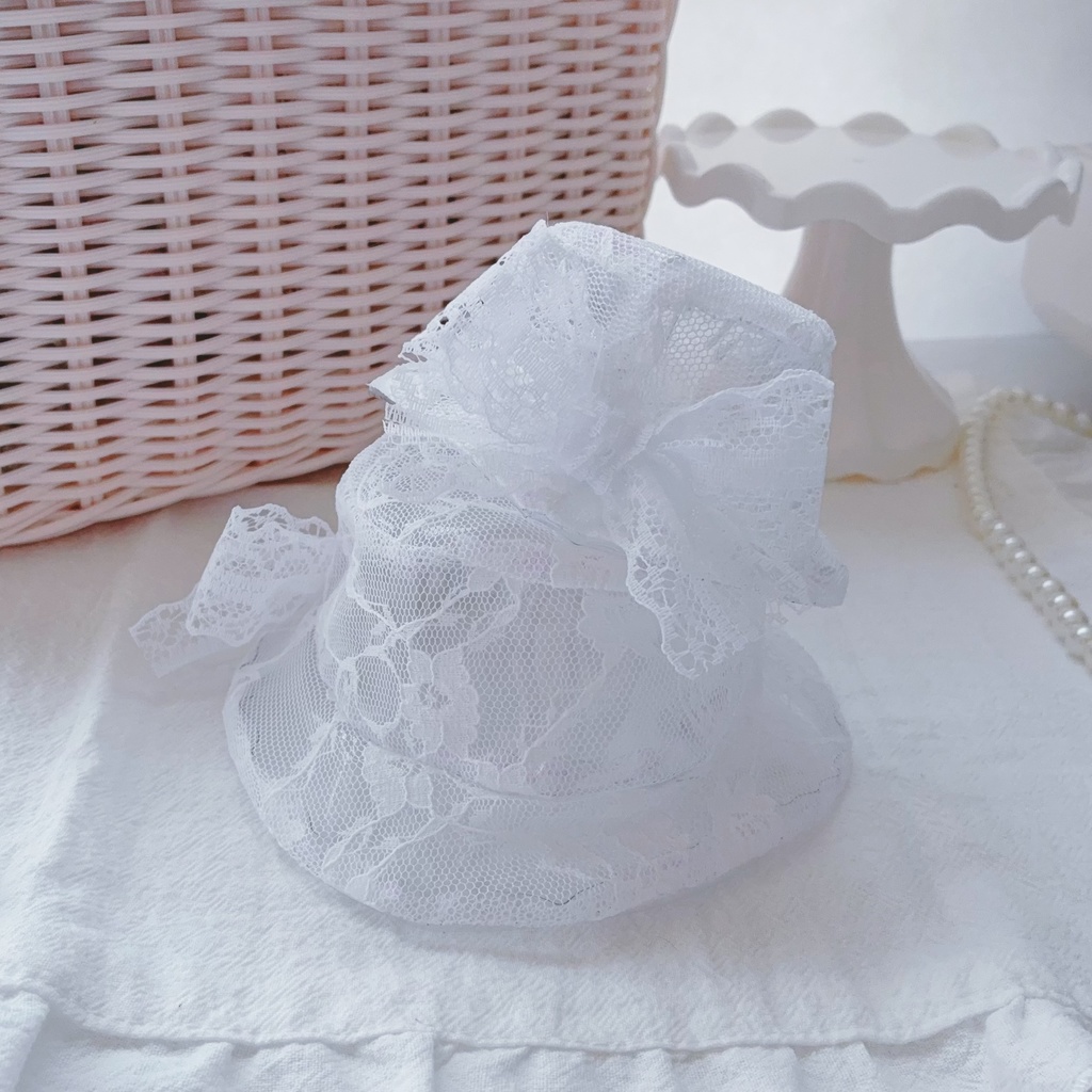 Lace Ribbon Bucket Hat