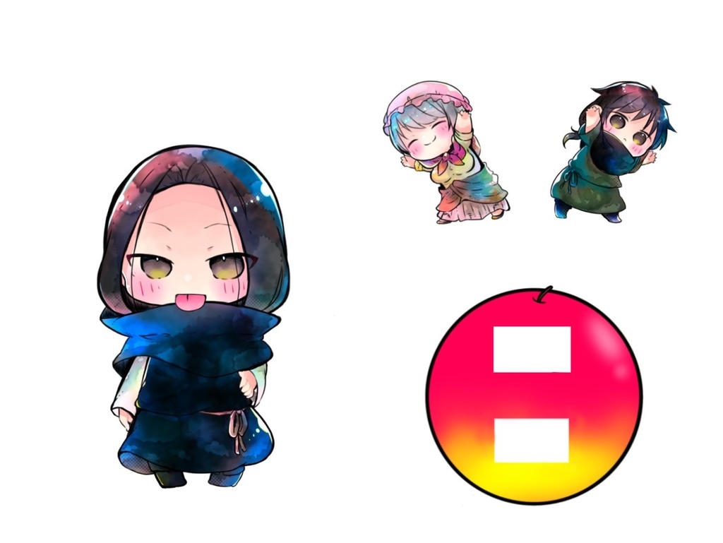 ジオラマアクスタ 3人組