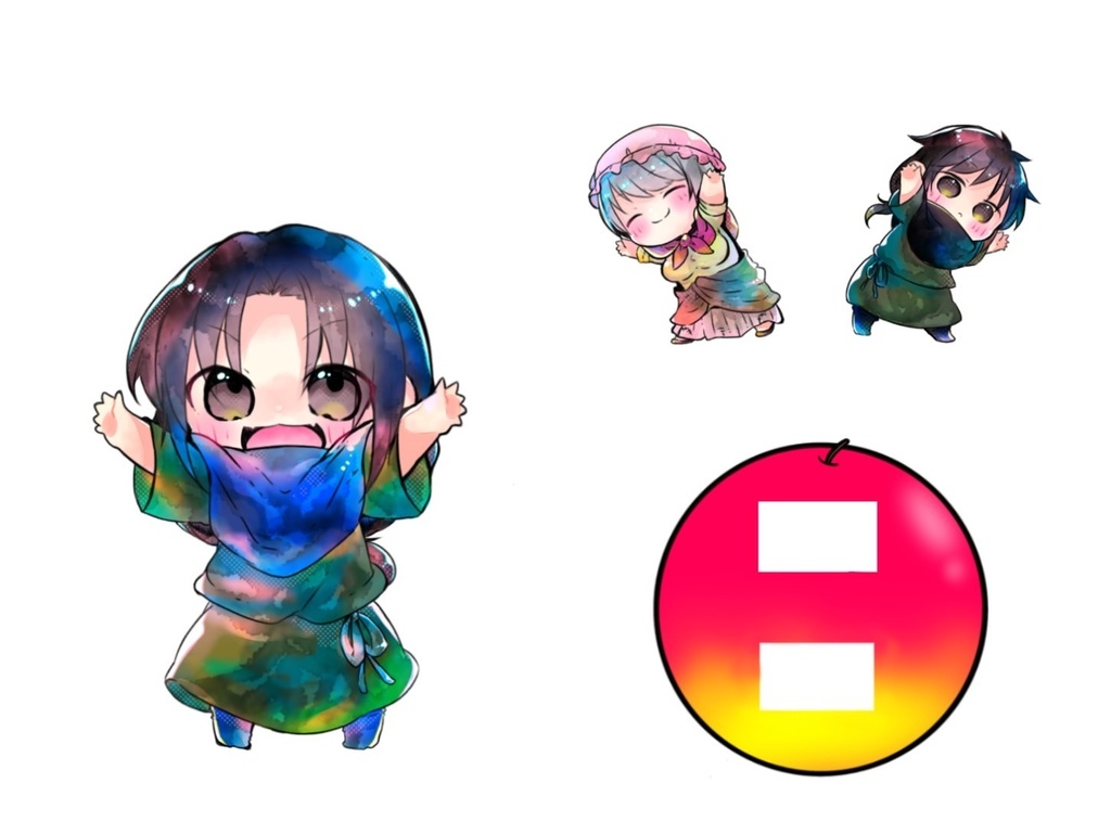 ジオラマアクスタ 3人組