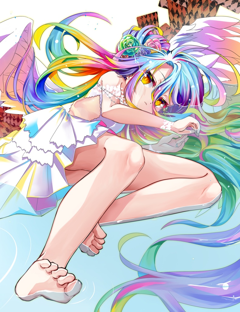 アクリルスタンド 白