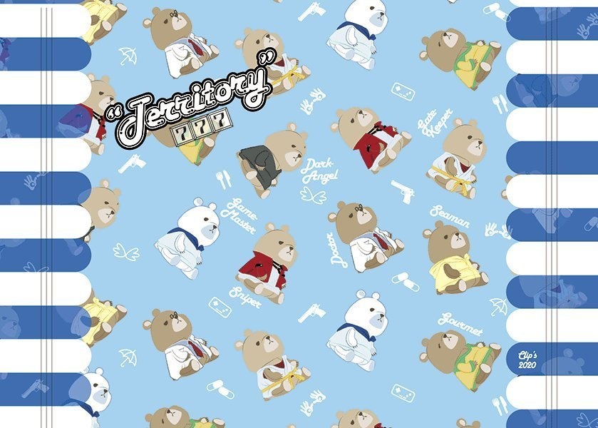 ゆるベア グリッターポーチ