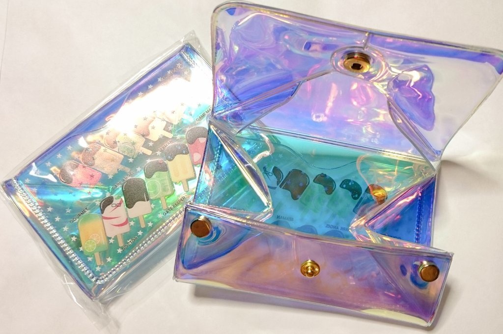 コインバスケット&ラメ財布