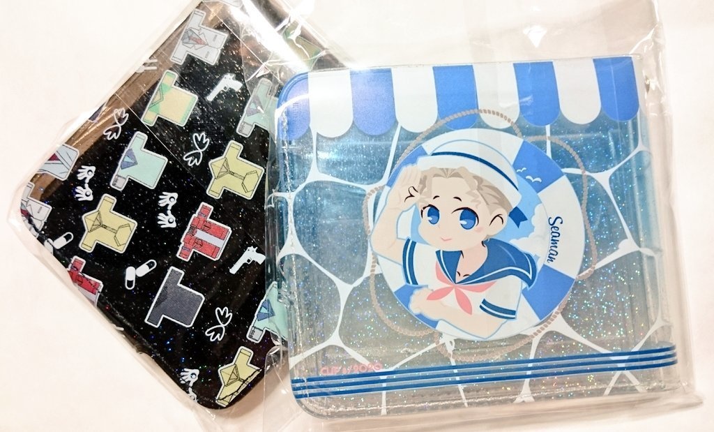 コインバスケット&ラメ財布