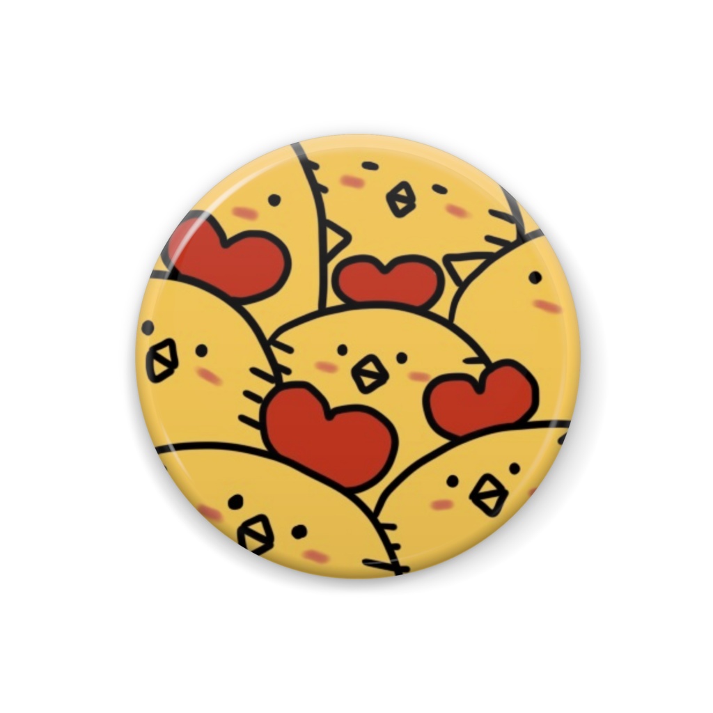 ぴよぴよ缶バッチ