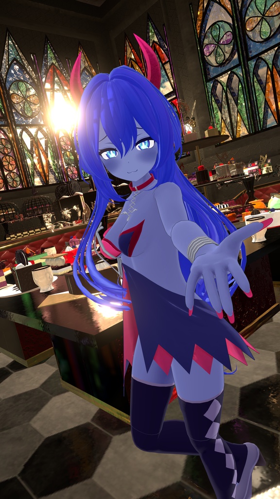 イカスミ族の装束+異色肌テクスチャ9色【あのんちゃん用】