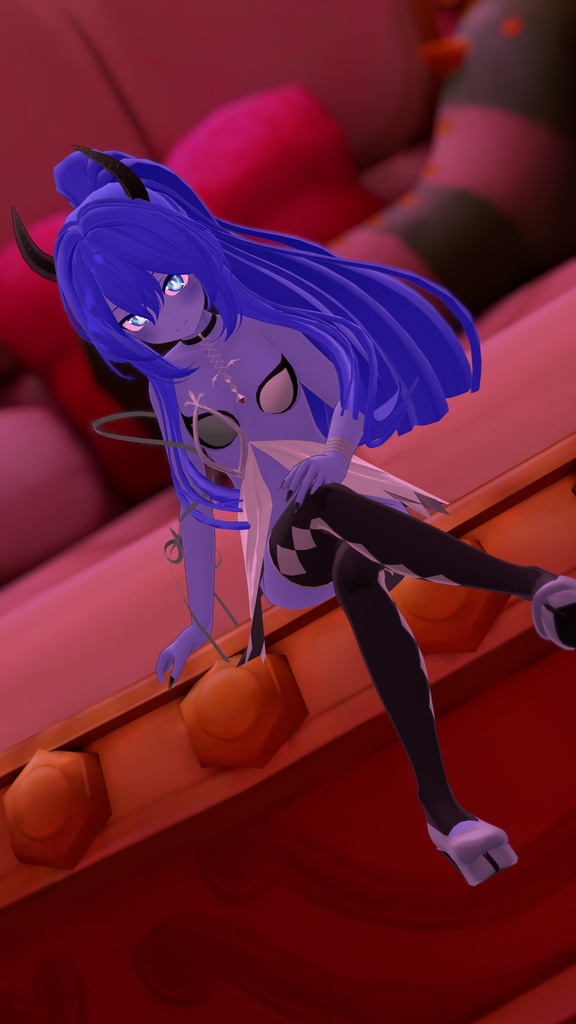 イカスミ族の装束+異色肌テクスチャ9色【あのんちゃん用】