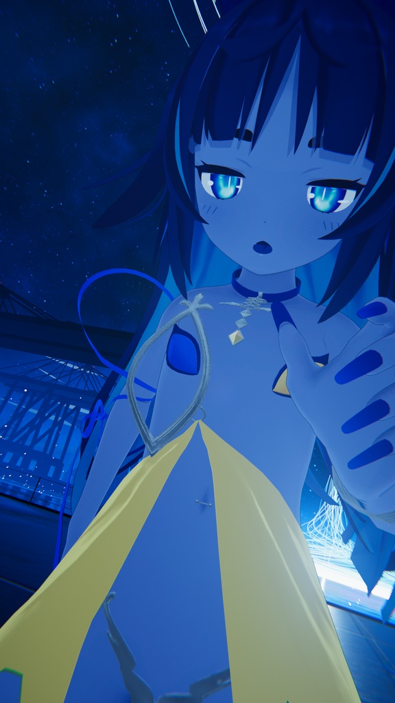 イカスミ族の装束+異色肌テクスチャ9色【猫山苗ちゃん用】