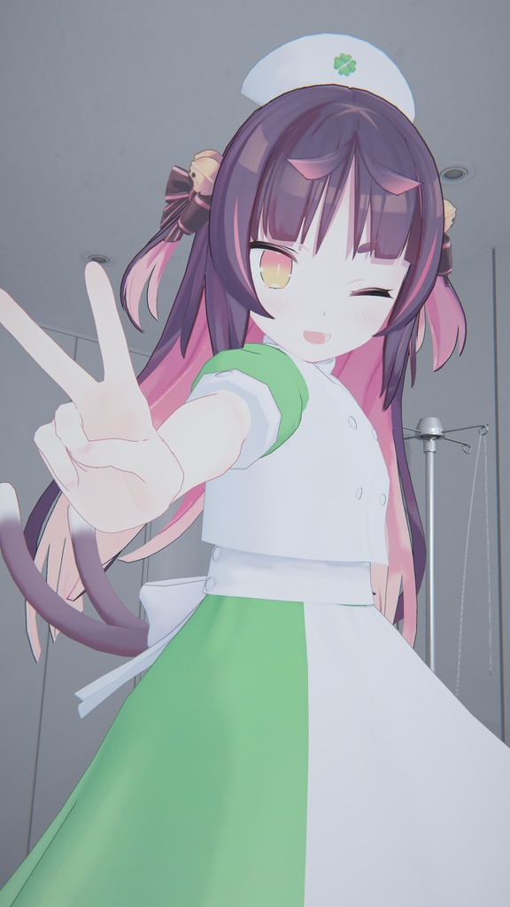 四ツノ葉クリニックのナースさん【猫山苗ちゃん用】