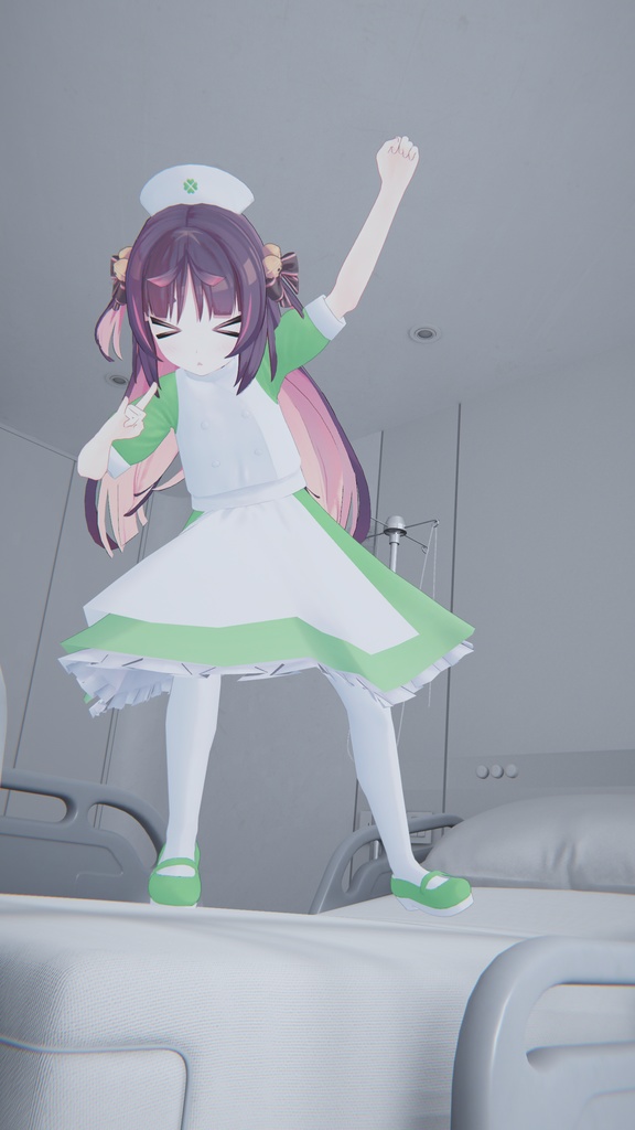 四ツノ葉クリニックのナースさん【猫山苗ちゃん用】