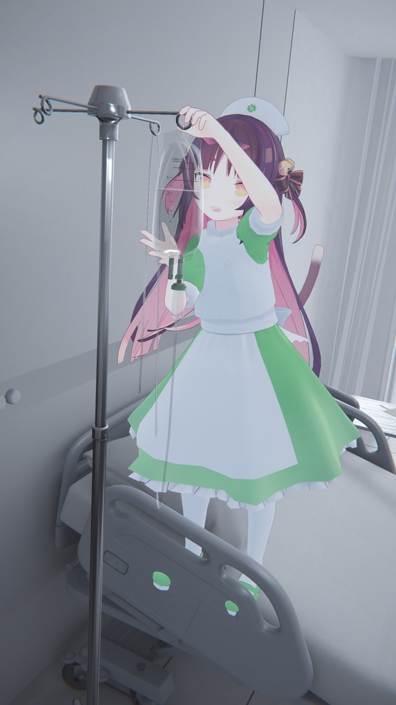 四ツノ葉クリニックのナースさん【猫山苗ちゃん用】