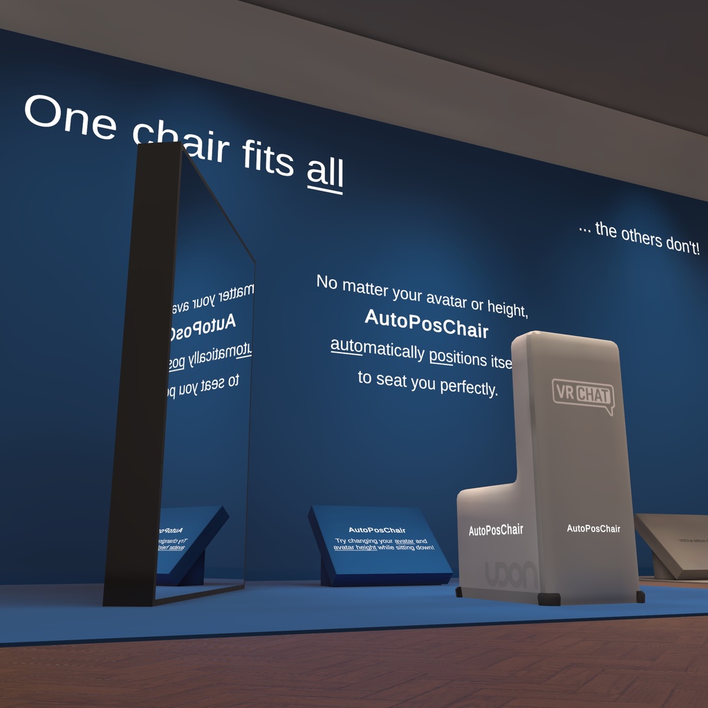 AutoPosChair (VRChat の椅子の完全修正)