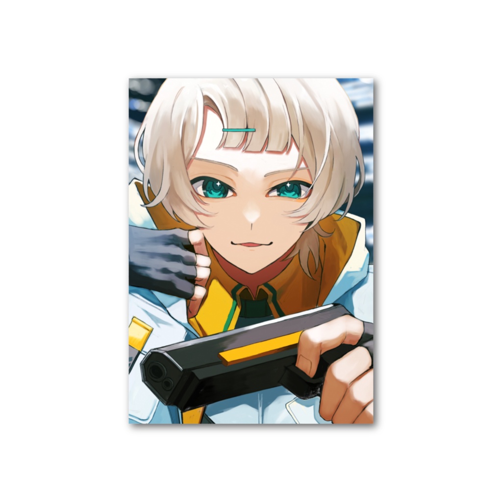 【Happy 3 months】 1枚絵フォト風カード