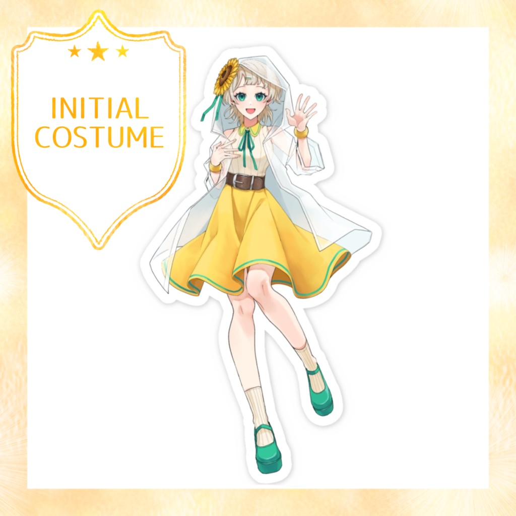 【INITIAL COSTUME】ステッカー