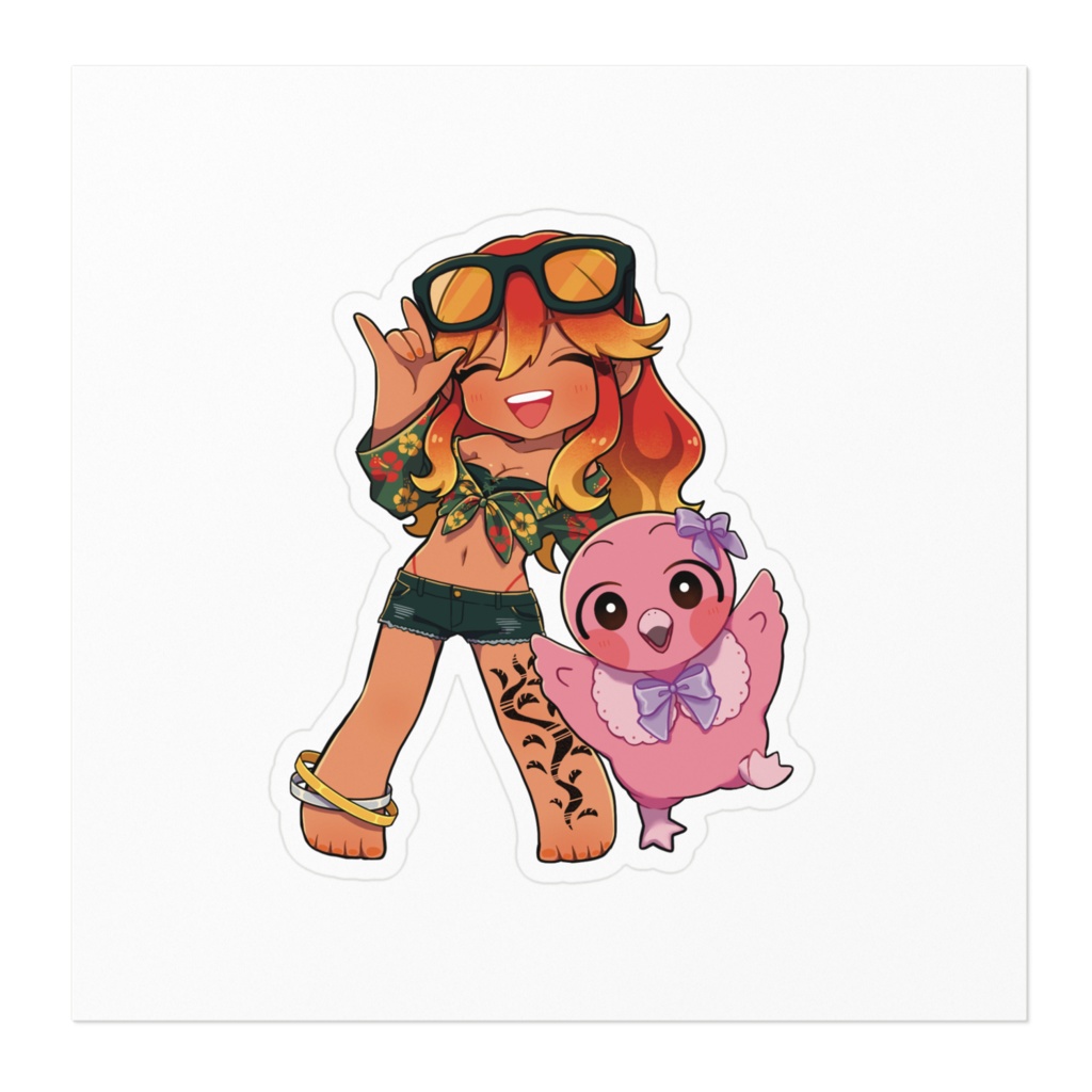 ちっちゃめまパレ ステッカー