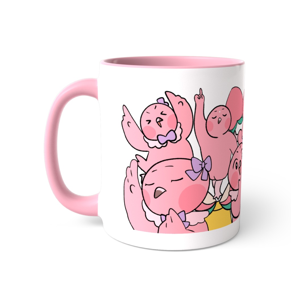 桃野トリHBD2026🍑ツートンカラーマグカップ