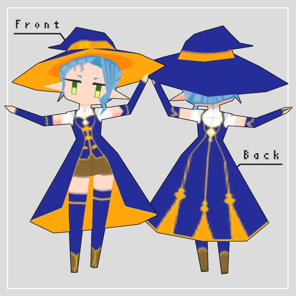 【resonite版無料】Luca256【オリジナル3Dモデル】