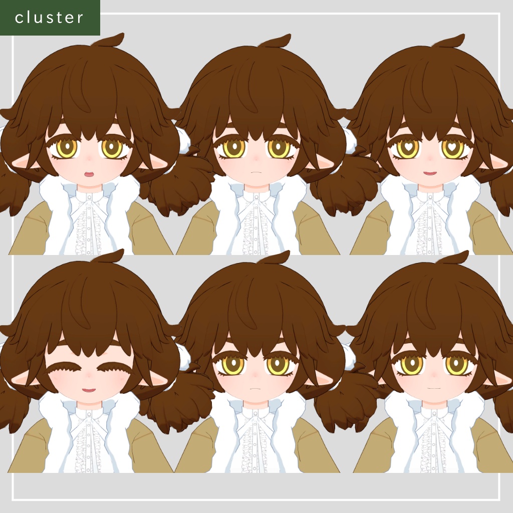 オリジナル3Dモデル「熊谷ピリカ」