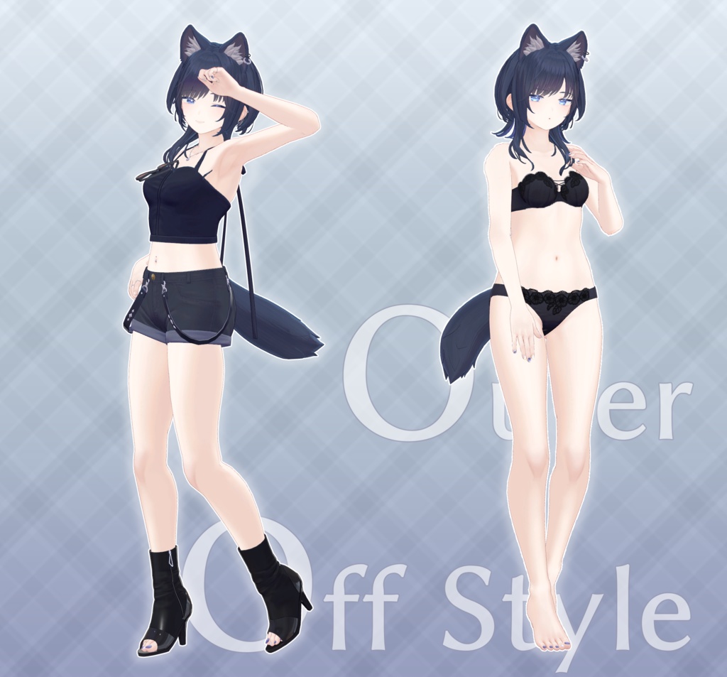 オリジナル3Dモデル「よかぜ」