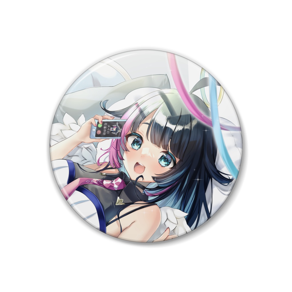 【しゃちとも千人記念グッズ】いつでもどこでも持ち運び鑑賞バッチ