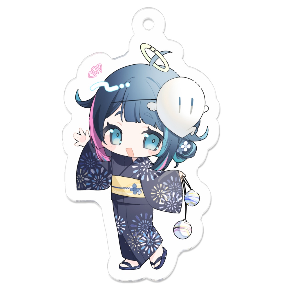浴衣祭り行こ〜！！なアクリルキーホルダー