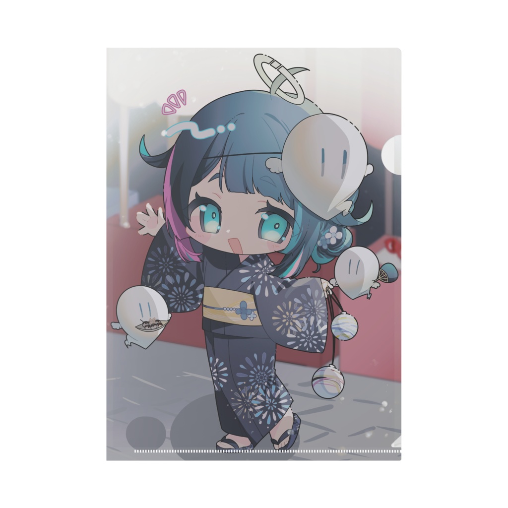 お昼も夜もお祭り満喫するぞクリアファイル