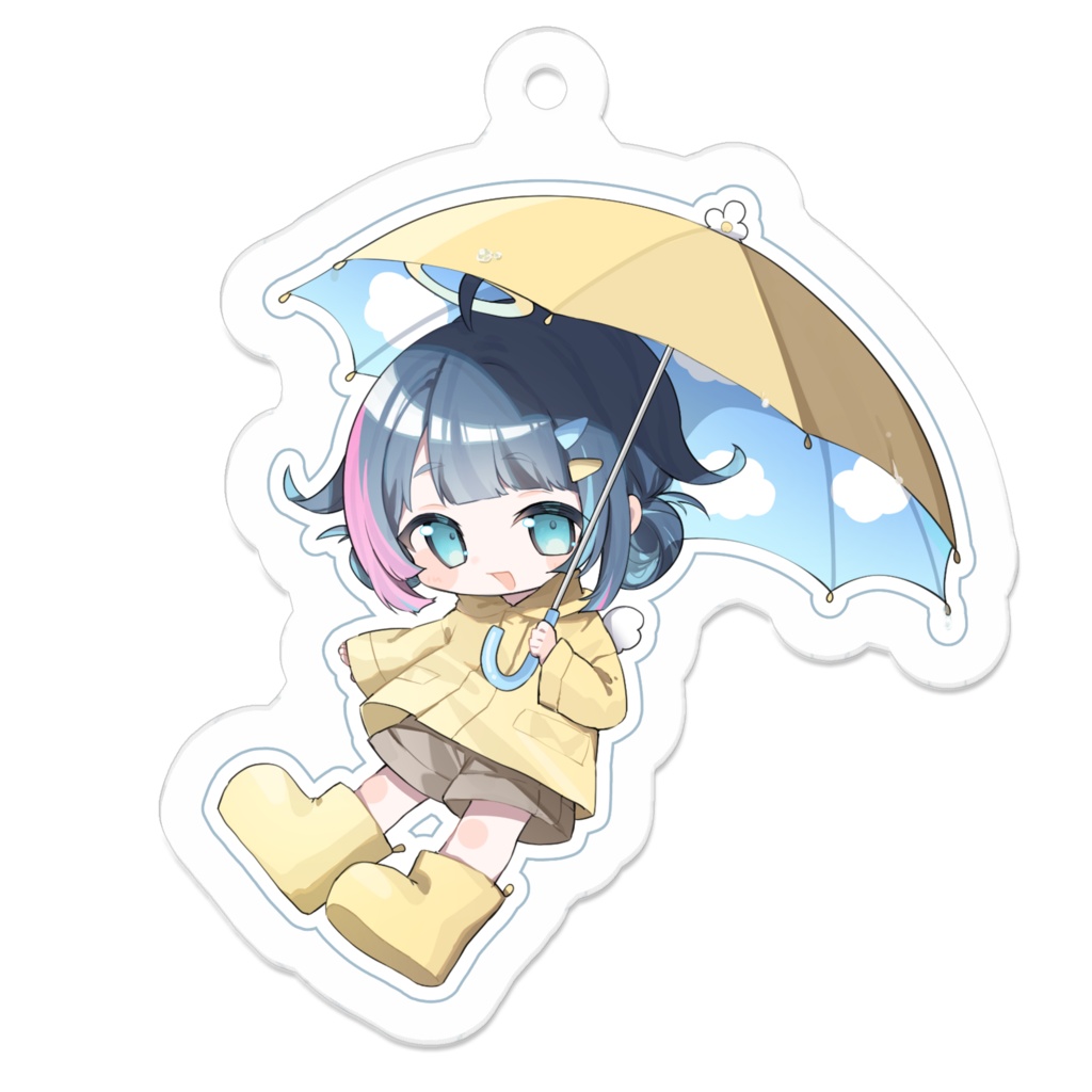 【2500人ありがとう記念】雨の日もあおぞらをアクキー