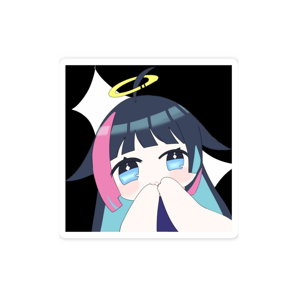 にっしっしなわるだくみメイステッカー