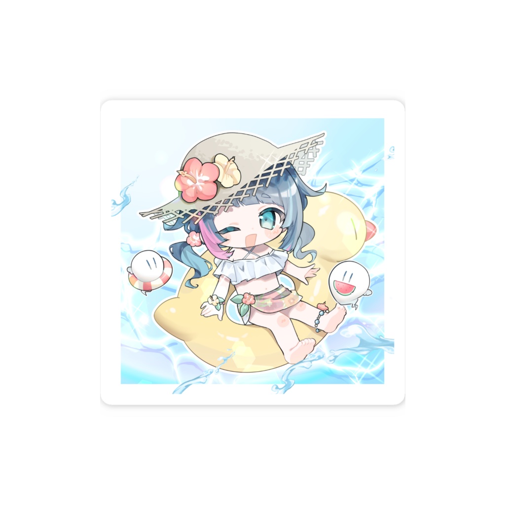 メイと海満喫シール