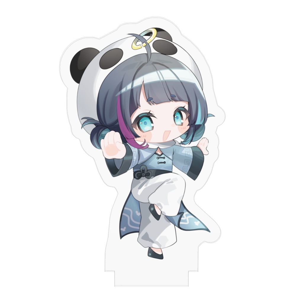 【歌ってみた公開記念】中華パンダ衣装のあおぞらメイキリッとアクスタ