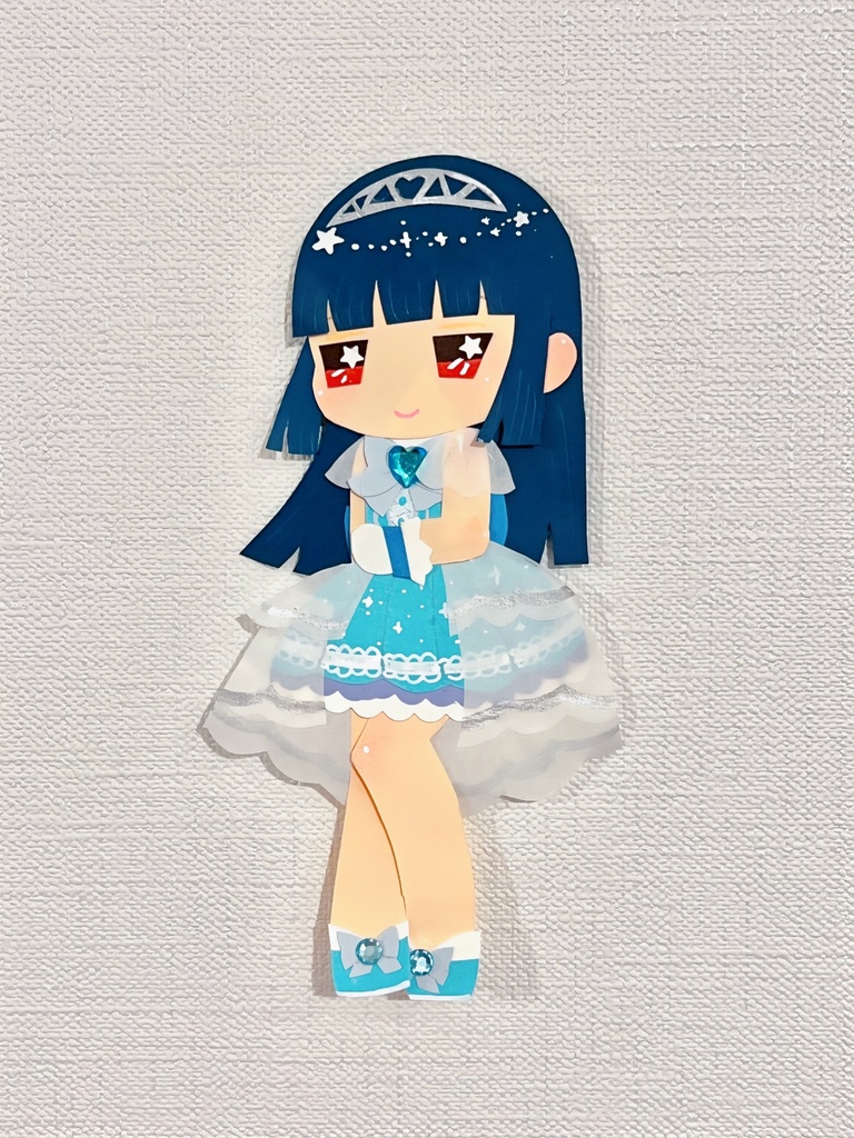 佐城雪美ちゃん　切り絵