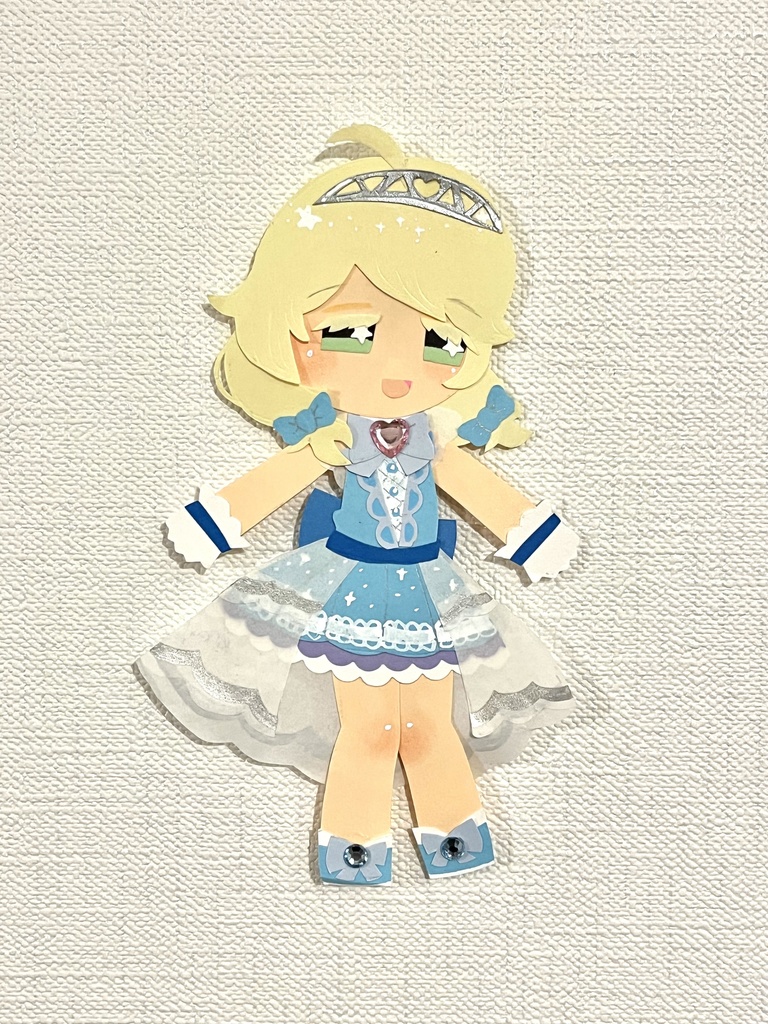遊佐こずえちゃん　切り絵