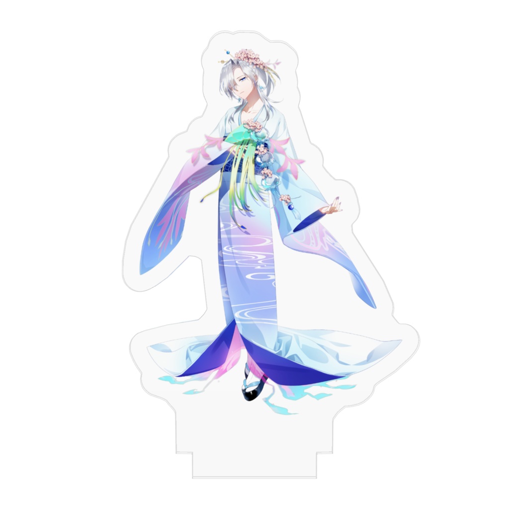 波音くらげ アクリルフィギュア - 50x50mm