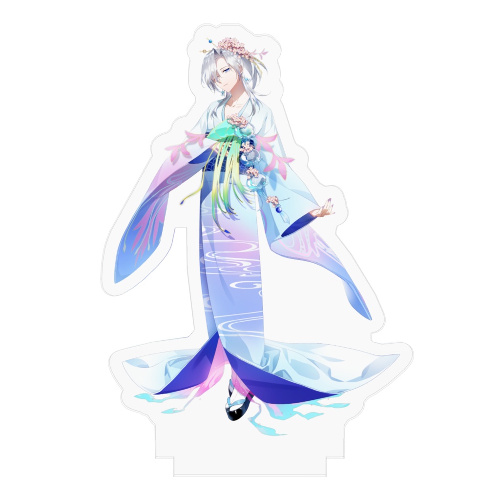 波音くらげ アクリルフィギュア - 70x70mm