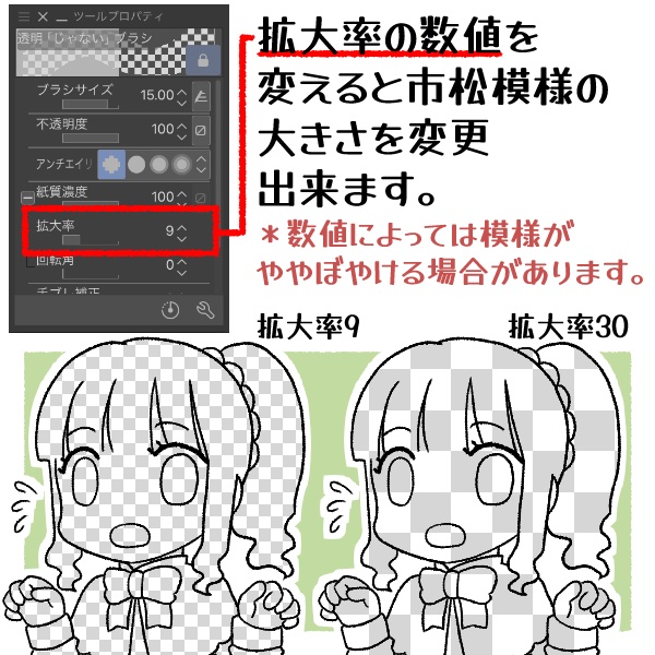 【CLIP STUDIO】透明「じゃない」ブラシ