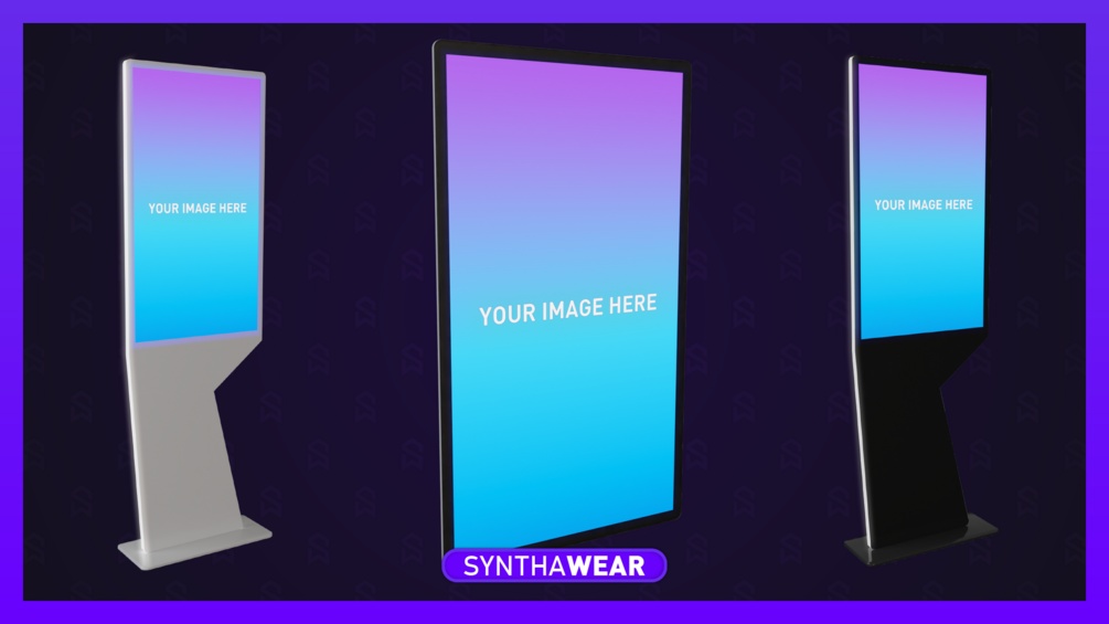 Digital Display Pack | VRChat World Asset