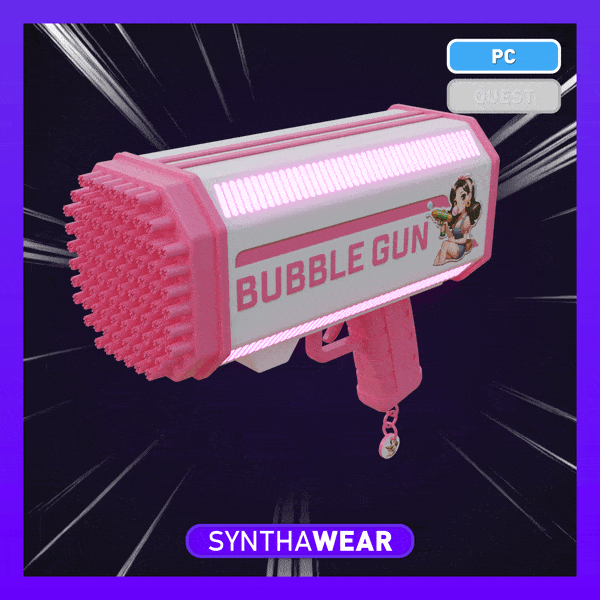 Bubble Gun | VRChat Asset | PCVR Only