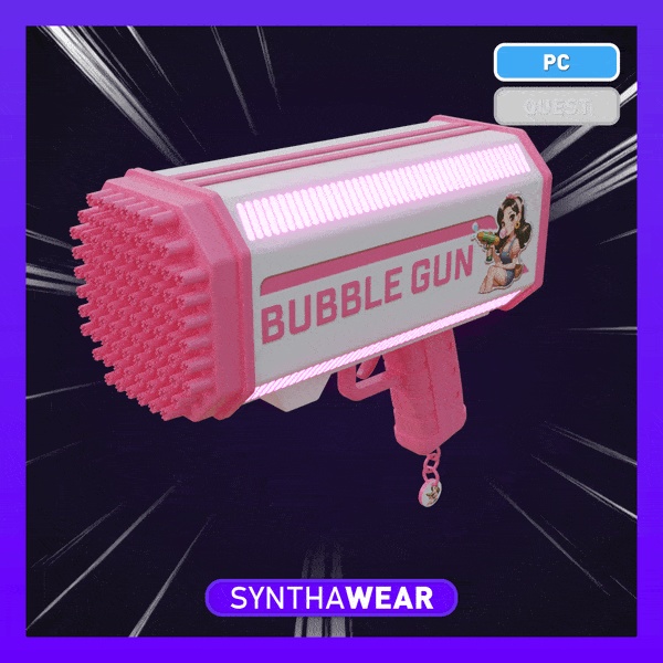 Bubble Gun | VRChat Asset | PCVR Only