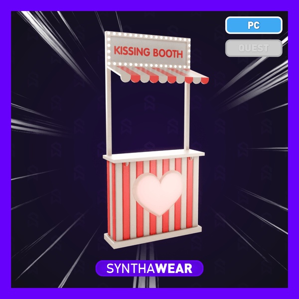 Kissing Booth | VRChat Avatar Asset