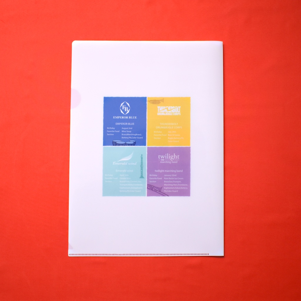 クリアファイル