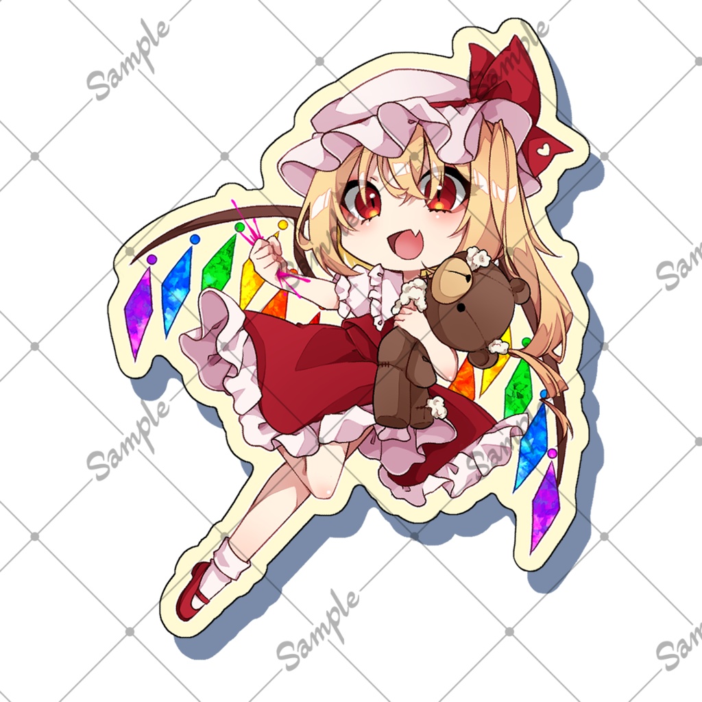 東方ダイカットステッカー