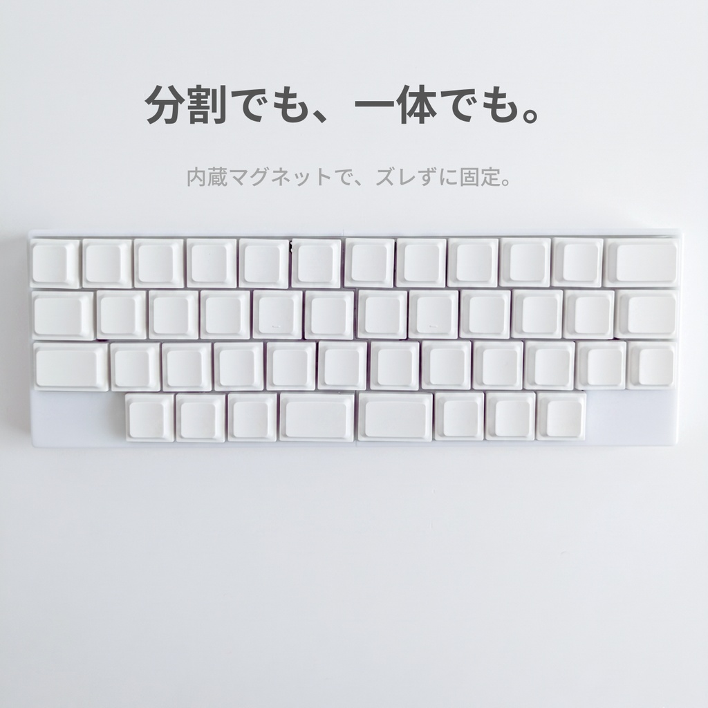 Split40 40% ワイヤレス 分割キーボード ロープロファイル ロウスタッガード